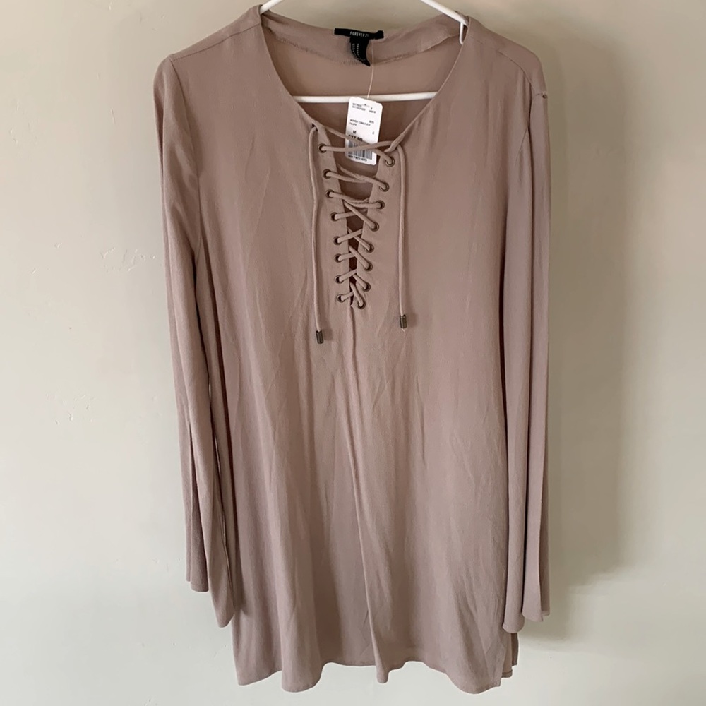 Woven Tunic Dress
